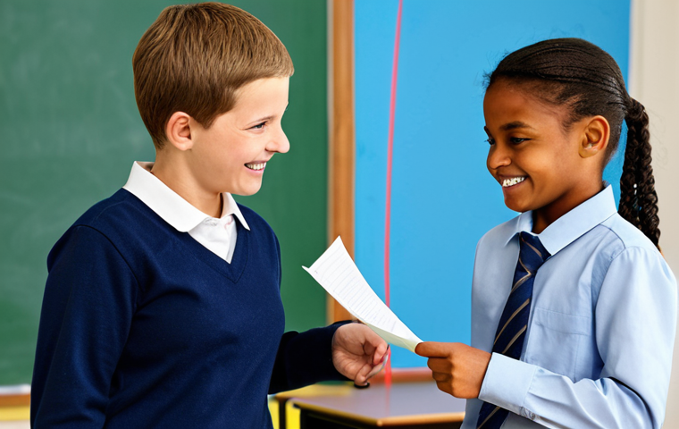 교육적 콘텐츠 피드백 수집 방법 - Attentive Observation - Classroom Dynamics**

"A professional teacher observing students engaged in ...