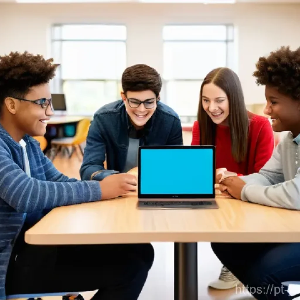 교육적 콘텐츠의 지속적인 업데이트 전략 - **Prompt:** A dynamic and inclusive classroom scene with a diverse group of teenagers and young adul...