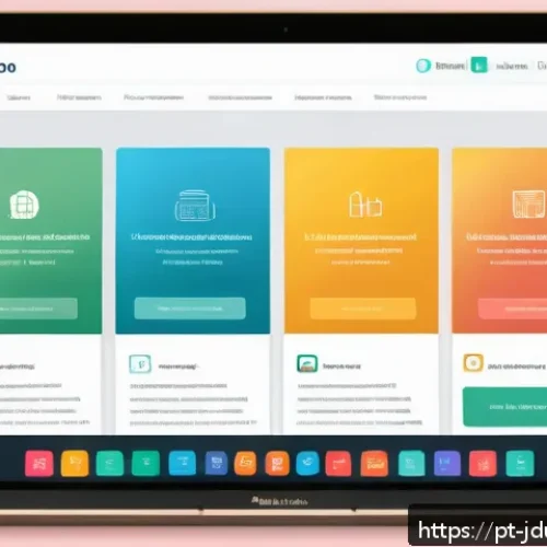 Home 30 온라인 학습에서의 콘텐츠 설계 원칙 - A modern online learning environment showcasing a diverse group of adult students engaged with inter...